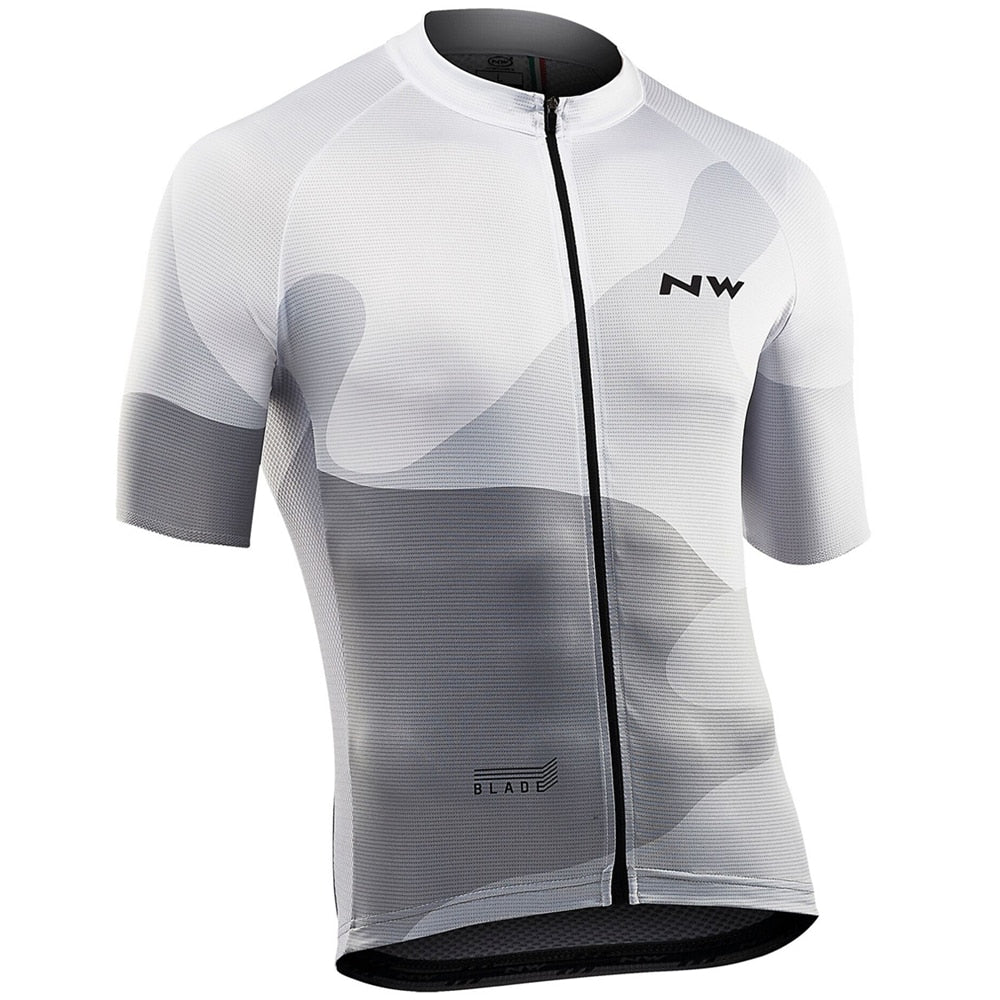 maillot cycliste homme gris