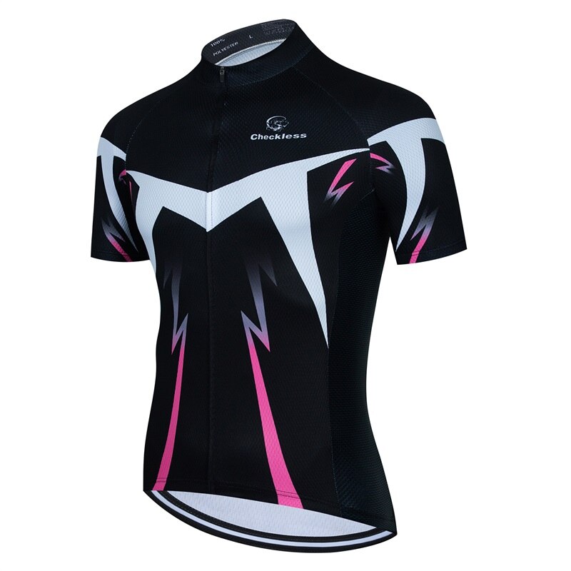 maillot cycliste homme rose